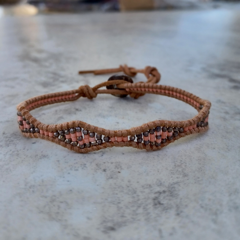 Chan Luu Single Wrap Leather Bracelet